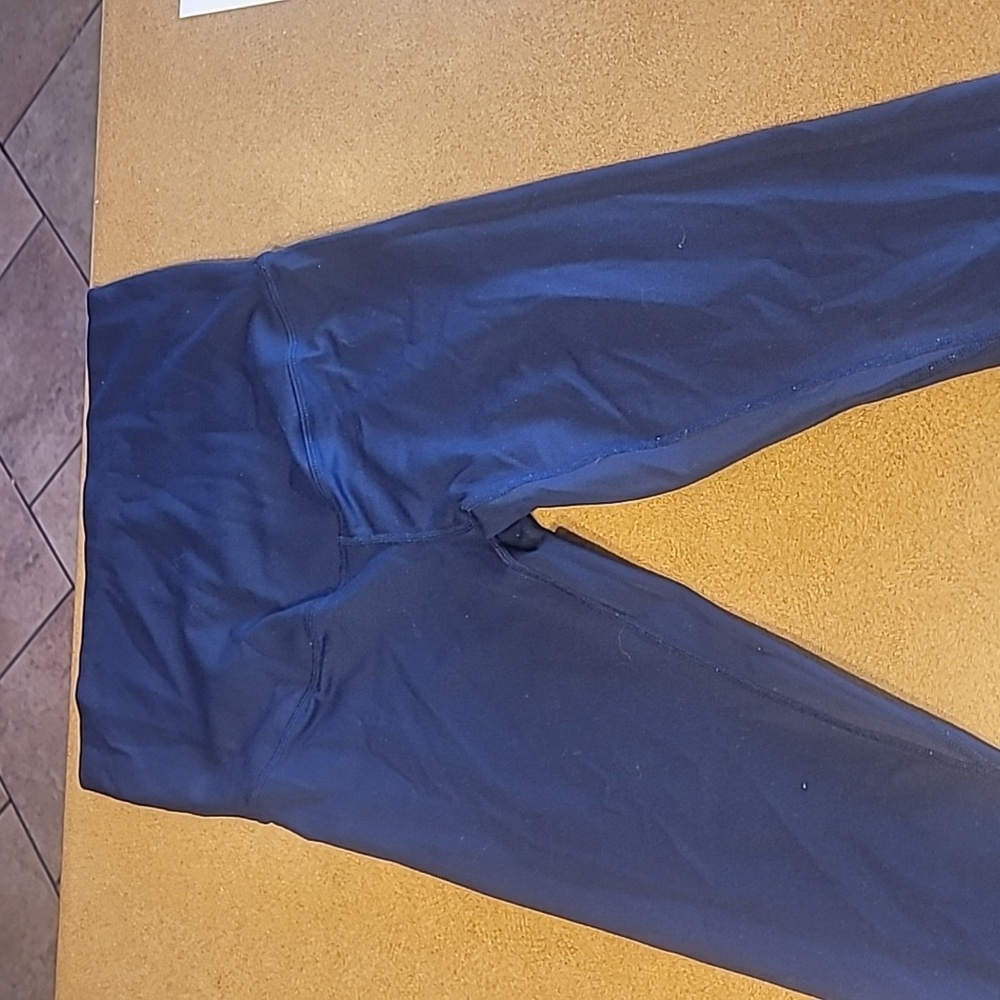 Maternity workout leggings blue Born Primitive